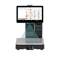 Báscula Impresora de Etiquetas de Códigos de Barras SEMTOM Android POS con Impresora Térmica para Supermercados y Comercios Minoristas