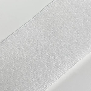 Aan te naaien zelfklevende elastische klittenband van polyester/nylon, waterdicht, milieuvriendelijk, sterke grip, 110 mm x 25 m rol voor - Product Image 5