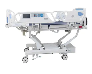 سرير طبي كهربائي للمستشفيات مزود بمحرك وسرير طبي لل Icu عالي الجودة إمداد من المصنع لعام 2024