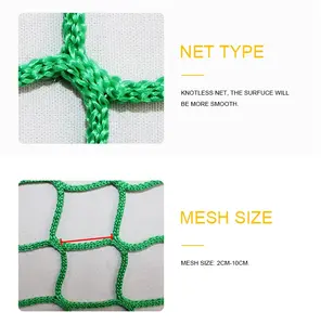 Zachte Shinny Twist Vangnet Bouw Knooploos Nylon Net