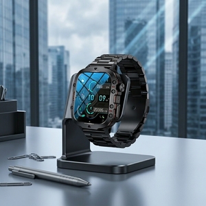 Smartwatch Quadrato AMOLED Personalizzato con Logo, Fitness Tracker, Monitoraggio Frequenza Cardiaca, Pressione Sanguigna, SpO2, Impermeabile IP65, Chiamate BT, Email, OEM - Product Image 5