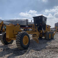 Niveleuse de moteur Caterpillar CAT 140K en bon état Machines de construction niveleuse d'occasion CAT 140 en stock