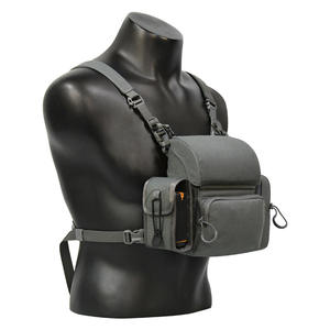 Bolsa de Pecho de Nailon Gaf500d con Cierre Magnético, Correa Arqueada, Bolsillo Desmontable para Telémetro, Verde, Unisex, Bolsa de Caza - Product Image 1