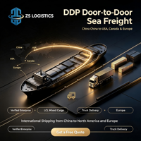 Expédition maritime porte-à-porte DDP LCL de Chine vers les États-Unis, le Canada et l'Europe, dédouanement rapide, prix compétitifs, ZS LOGISTICS