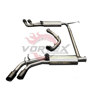 ท่อไอเสีย SS304เทอร์โบด้านหลังแบบเต็มสำหรับ Mercedes G350 2.0T ท่อไอเสีย valvetronic ทางออกด้านข้างแบบ W464พร้อมปลายคาร์บอน downpipe - Product Image 6