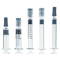 Agujas de Pipeteo de Vidrio con Punta Luer Lock para Concentrados de Aceite y Medicamentos, Calibre 14, Punta Roma de 1/2 Pulgada
