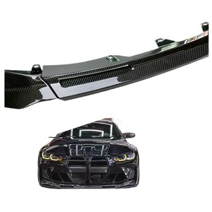 Splitter Anteriore in Fibra di Carbonio Stile V di Alta Qualità per Paraurti <span class=keywords><strong>BMW</strong></span> M4 M3 G82 G80 2020+ - Product Image 4