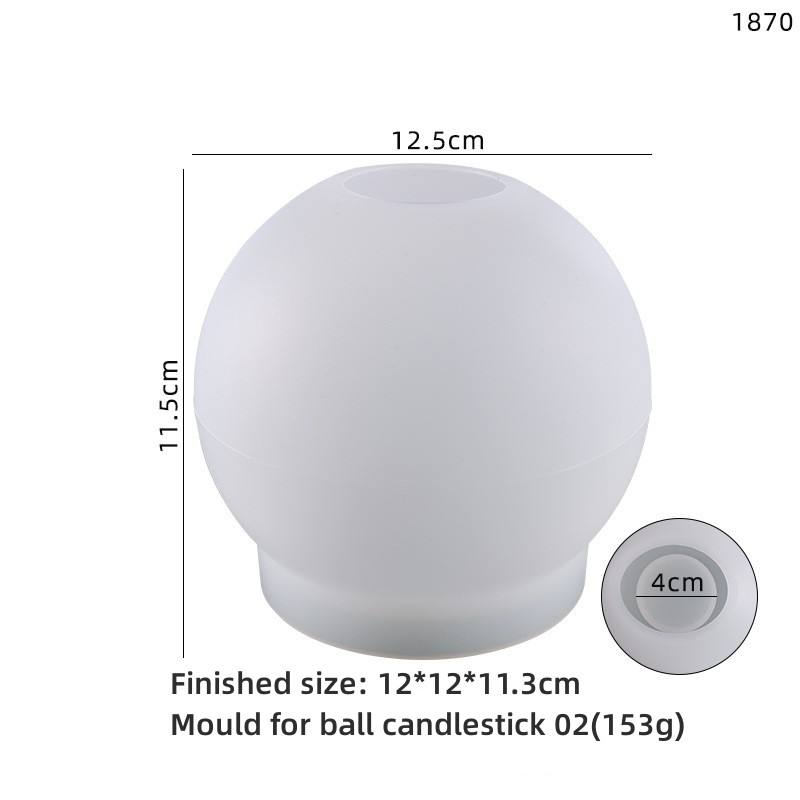 แม่พิมพ์สำหรับเชิงเทียนบอล02(153กรัม)