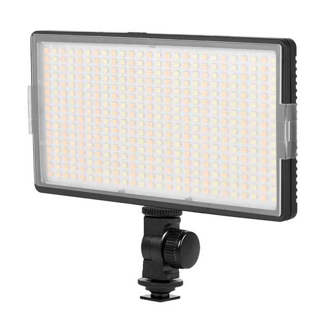Video Light Professional On-Camera Photography Light Panel 416PCS Bright Light Beads Adjustable Bi-Color Dimmable Brightness