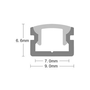 Bộ Tản Nhiệt LED Hình Vuông Tùy Chỉnh 6063 Thanh Nhôm Cho Thiết Kế Chiếu Sáng Tủ Bếp - Product Image 2