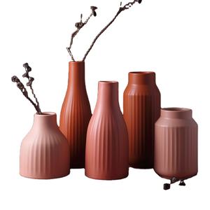 Nordic creative <span class=keywords><strong>vasi</strong></span> in ceramica semplici Morandi colore arte modello camera decorazione mobili soggiorno all'ingrosso regali e artigianato - Product Image 1