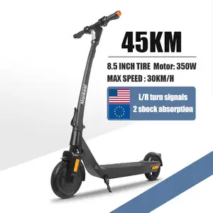 Mankeel Steed EN17128 UL2272 iki amortisörler L/R dönüş sinyalleri 8.5 inç 36V 350W yetişkin E scooter Scooter elektrikli