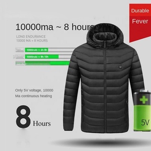 Veste matelassée auto-chauffante personnalisée avec batterie, veste chauffante USB pour homme, hiver - Product Image 4