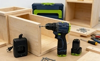Perceuses sans fil rechargeables de qualité industrielle 16,8 V, outils à batterie au lithium, couple élevé, 2000 tr/min