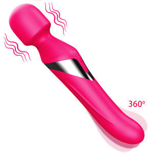 Doppelkopf vibrierender AV-Zauberstab für Frauen Masturbation massage Klitoris G-Punkt Stimulus Sexspielzeug - Product Image 1