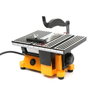 Mini scie de table 60W multifonction DIY pour la découpe du bois, du cuivre et de l'aluminium, mini scie de table de chantier, tension 220V - Product Image 1