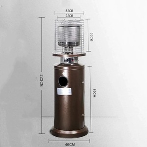 Chauffe-terrasse extérieur moderne à flamme de gaz GPL avec élément chauffant en quartz pour patio et camping – Offre spéciale - Product Image 3