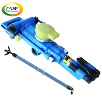 Perforatrice pneumatique à jambe d'air, marteau-piqueur à faibles vibrations, compatible avec compresseur d'air pour projets d'extraction minière de minerai métallique