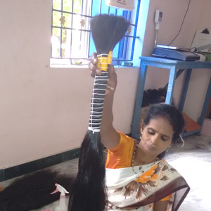 มัดผมอินเดียบริสุทธิ์คุณภาพสูงมัดผมธรรมชาติผมจำนวนมากจากอินเดียผมมนุษย์ยังไม่ผ่านกระบวนการ - Product Image 1