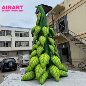 Árbol de vaina de guisante inflable realista con hojas de simulación y luz Led para decoración de fiestas - Product Image 2