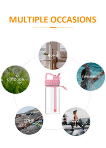 12-40 OZ Muestra gratis Botellas de agua de plástico Tritan Grado alimenticio PP para agua hirviendo Vasos de plástico - Product Image 4