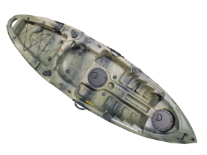 Kayak de pesca para 1 persona, kayak para sentarse en la parte superior con paletas - Product Image 2