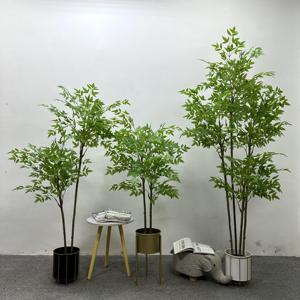 Vente chaude <span class=keywords><strong>Nandina</strong></span> Plantes Artificielles Élégance Réaliste Zéro Entretien Plante pour La Maison Table À Manger Cuisine Décor - Product Image 2