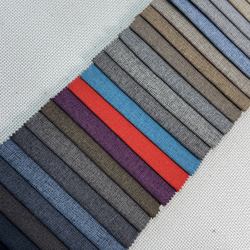 Wholesale Textile Fabrics Custom Design Sofa Fabric Woven Polyester Linen Fabric for Furniture