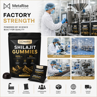 Gummies de Shilajit Or en Gros Marque Blanche – Boost d'Énergie, Soutien Immunitaire, Minéraux Multiples, Acide Fulvique, Résine – Complément Alimentaire
