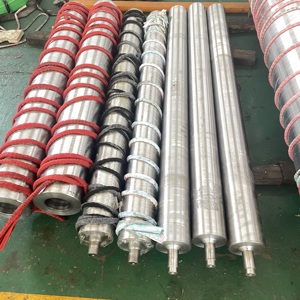 Con lăn thép không gỉ Con lăn thép carbon Con lăn thép mạ kẽm không được cấp nguồn Con lăn in con lăn lõm lồi - Product Image 2