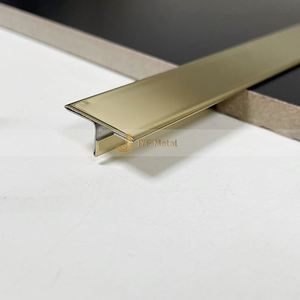 M162 304 Bande décorative en métal doré, étanche et durable, profilés de finition en acier inoxydable pour carrelage mural et plafond d'appartement - Product Image 6