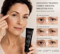 Lance Private Label Eye Temporary Eye Tightener Acide hyaluronique Niacinamide Sans huile pour raffermir les poches et les rides sous les yeux