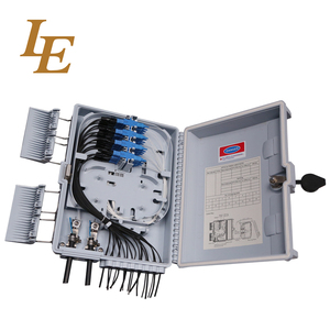 กล่องกระจายใยแก้วนำแสงกลางแจ้ง LE LE-1343-32K 32 พอร์ต ABS IP65 พร้อมตัวแยกสัญญาณ SC/APC PLC สำหรับเครือข่าย FTTX/FTTH - Product Image 5