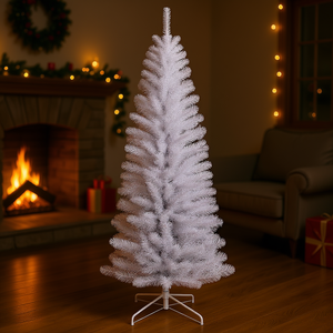 Árbol de Navidad Artificial Douglas Fir de 7 pies, sin Luces, para Interiores, con Soporte Abatible, Ligero y Fácil de Instalar - Product Image 2