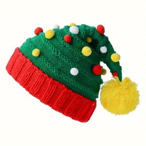 Chapeaux de Noël de haute qualité en promotion, décorations, chapeaux de Père Noël en dessin animé, chapeaux de Noël tricotés non-tissés, cadeaux, bonnets - Product Image 5