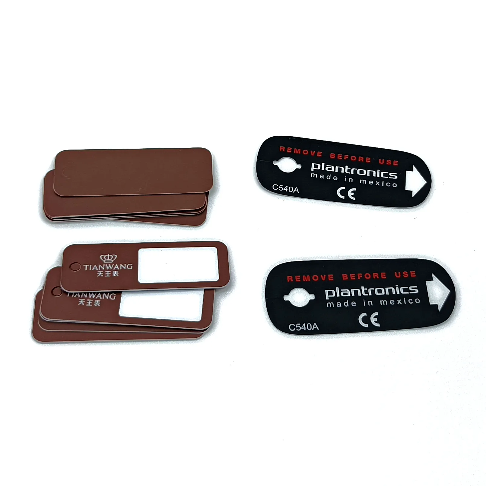 Pannello pulsante con pellicola in PVC personalizzato pannello di controllo meccanico con interruttore spesso adesivo Tagout etichetta per prodotti di gioielli