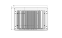 PC industriel à écran tactile capacitif sans ventilateur de 12,1 pouces, vision industrielle, anti-poussière, antichoc, interrupteur à distance, port HD