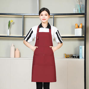 Tablier imperméable en toile, taille unique, en polyester, pour la restauration, les supermarchés et les salons de thé - Product Image 4
