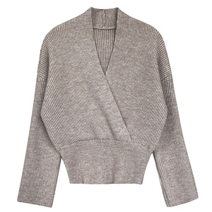 Pull en <span class=keywords><strong>laine</strong></span> surdimensionné pour femme, vêtement de haute qualité, coupe ajustée, collection automne-hiver 2023 - Product Image 6