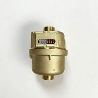 High-Precision Brass IP68 DN15 Prepaid Volumetric Water Meter OEM for Home Use Cold Water