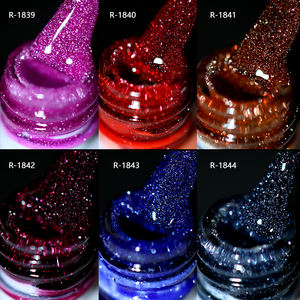 CCO-<span class=keywords><strong>Vernis</strong></span> à ongles en gel <span class=keywords><strong>semi</strong></span>-<span class=keywords><strong>permanent</strong></span> à paillettes réfléchissantes colorées, peinture scintillante, <span class=keywords><strong>vernis</strong></span> à ongles en gel UV - Product Image 4