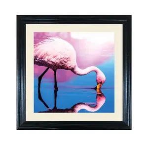 Животные 3D линзовидные изображения Фламинго 3D плакаты печать для украшения