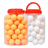 Balles de ping-pong colorées personnalisées de haute qualité en ABS, balles de tennis de table 3 étoiles, 40 balles en plastique