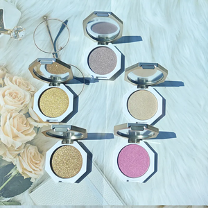 Fabriek Groothandel Veganistisch Hoogtepunt Private Label Hoge Pigment Wreedheid Vrije Glans Zwarte Verpakking Custom Markeerstift Palet