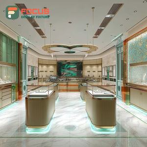 Minimalist Jewelry Display Case Metal <b>Frame</b> Boutique Space Display Counter - Product Image 4