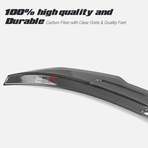 สปอยเลอร์หลังคาร์บอนไฟเบอร์แบบแห้ง PSM Type RS สำหรับ BMW M3 G80 Sedan - Product Image 6