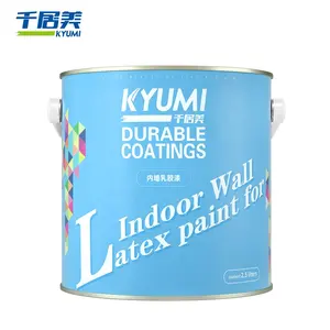 Эмульсионная краска Kyumi, водостойкая, хорошее качество, декоративное внутреннее покрытие для стен, Акриловая латексная краска