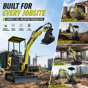 Mini Excavadora de Alta Eficiencia y Ahorro de Energí<span class=keywords><strong>a</strong></span> con Accesorios Completos, Excavadora Hidráulica Pequeñ<span class=keywords><strong>a</strong></span> de 1.2 Toneladas para Exportación Global al por Mayor - Product Image 1
