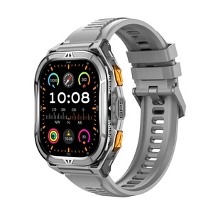 X5 Smartwatch 1.96 "AMOLED HD hiển thị 5ATM GPS thể thao Tracker 530mAh dài Pin BT cuộc gọi multi-thể thao chế độ ngoài trời Smartwatch - Product Image 1