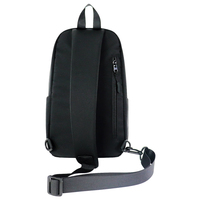 Bolso de hombro y pecho de viaje de gran capacidad de poliéster impermeable minimalista de negocios Cierre de cremallera para viajes de uso diario de negocios